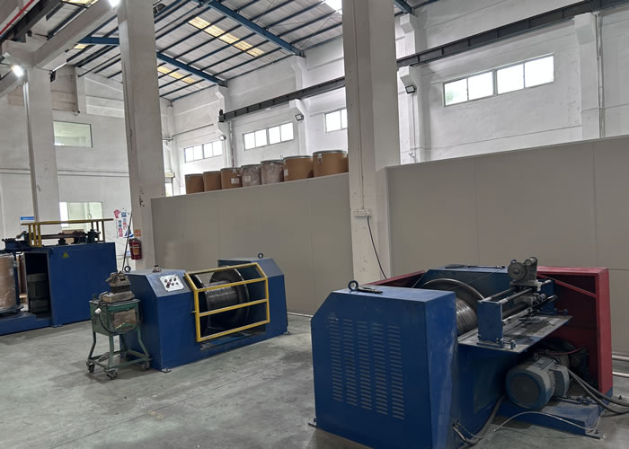 Production workshop for flux cored welding wire 5